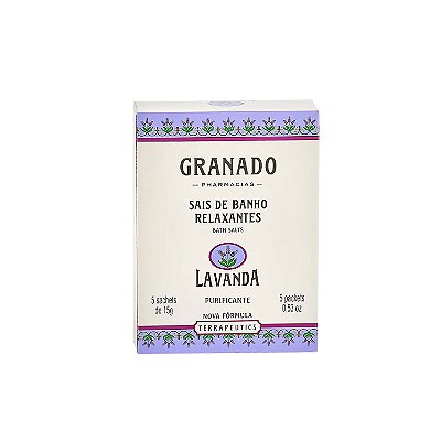 Sais de Banho Lavanda Granado 5 sachês 15g