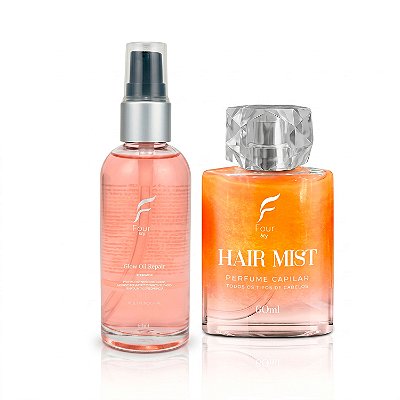 Kit Finalização Premium Hair Mist e Glow Oil Four bty