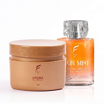 Kit Máscara Hydra e Perfume Capilar Hair Mist Four bty