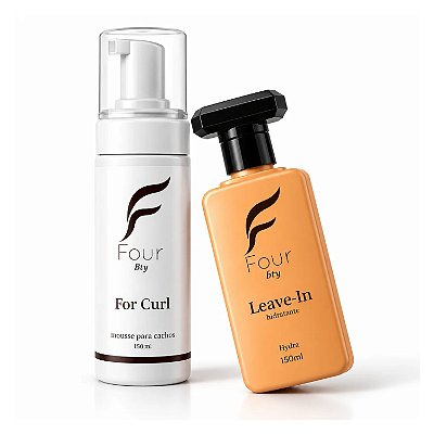 Mousse For Curl e Leave-in Hidratante 150ml Four bty