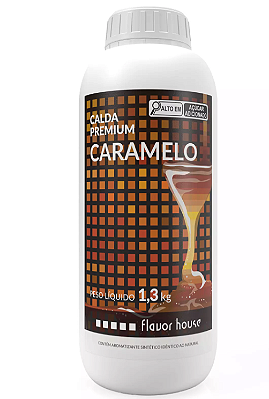 Calda Premium Sabor Caramelo Flavor House 1,3Kg