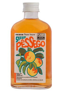 Xarope Pêssego Flavor House 200ml