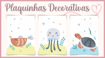 Plaquinhas Decorativas