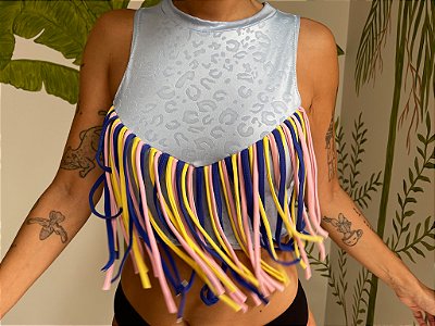 Top Onça Franjas