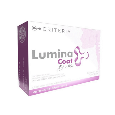 Membrana de colágeno Criteria Lumina Coat Double 2X20X30mm - Roxa