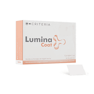 Membrana de colágeno Criteria Lumina Coat 1x10x20mm - Salmão