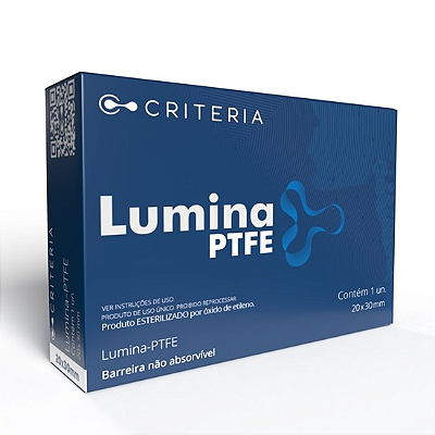 Barreira Regenerativa Lumina PTFE Criteria 20x30mm - Membrana d-PTFE Não Reabsorvível