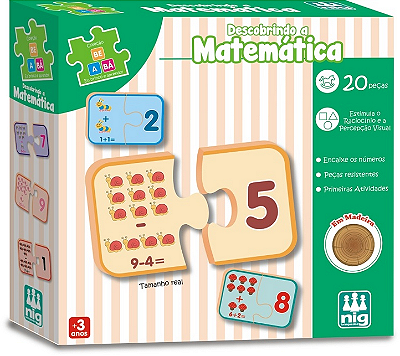 Descobrindo a Matemática 20 Peças nig