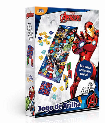Jogo de Trilha Vingadores Novo Papel