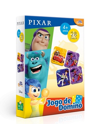 Jogo de Dominó  Pixar Novo Papel
