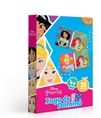 Jogo de Dominó  Princesas Novo Papel