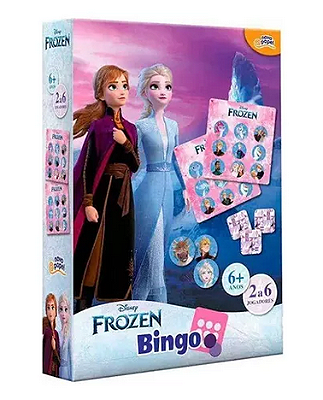 Jogo de Bingo Frozen Novo Papel