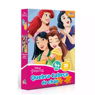Quebra cabeça de  Chão Princesas  Novo Papel