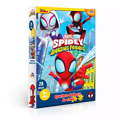 Quebra cabeça de  Chão Homem Aranha  Novo Papel