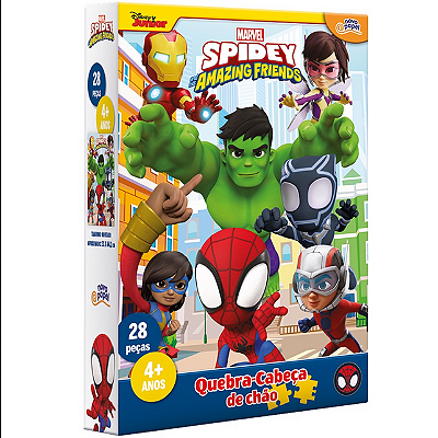 Quebra cabeça Chão Marvel Spidey Novo Papel