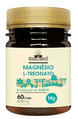 Magnésio L-Treonato 600mg Folhas & Raízes - 60 cápsulas