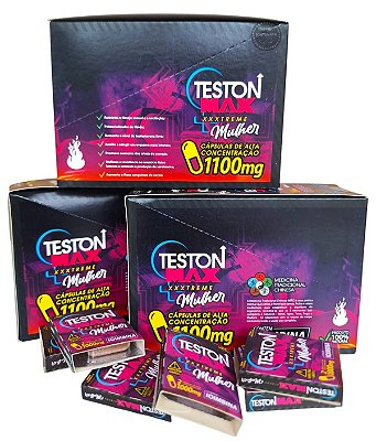 Teston Max Mulher Alta Concentração Caixa 48 Cápsulas