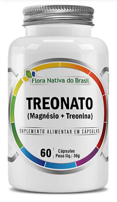 Magnésio L-Treonato 60 Cápsulas Flora Nativa