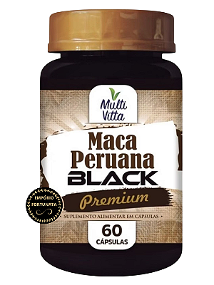 Maca Black Premium Alta Concentração 60 Caps Multivitta