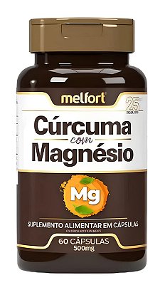 Cúrcuma com Magnésio 60 Cápsulas Melfort