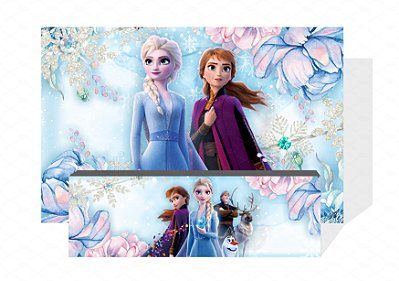 Kit Painel Sublimado Frozen + Fechamento De Mesa