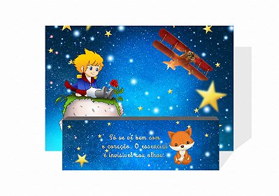 Kit Painel Sublimado O Pequeno Príncipe + Fechamento De Mesa