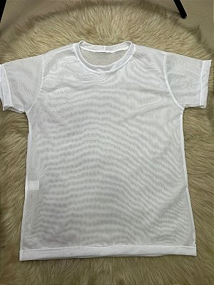 Blusa T-shirt Tule Cor Branco