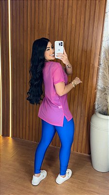 Blusa Mulet Tule Cor Fuschia