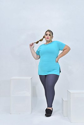 Blusa de Manga Mulet Cor Verde Jade