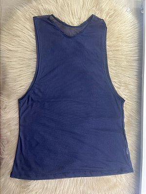 Blusa Regatão Tule Cor Azul Marinho