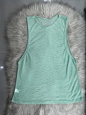 Blusa Regatão Tule Cor Verde Menta