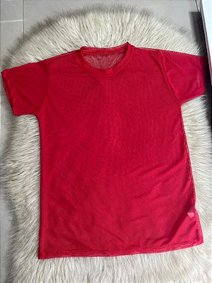 Blusa T-shirt Tule Cor Vermelho