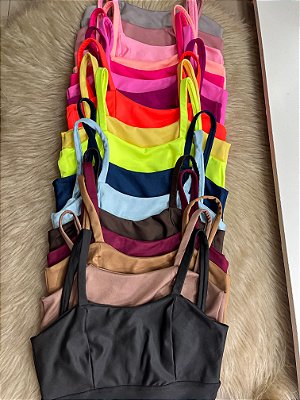 Kit 3 Tops Camilla Avulsos  (Cores vão sortidas)