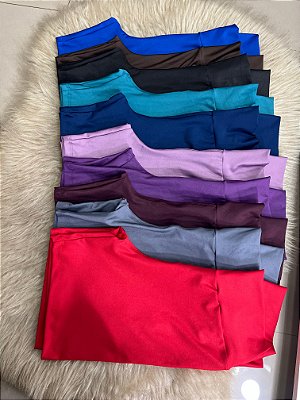 Kit 3 Short Meia Coxa Avulso  (Cores vão sortidas)