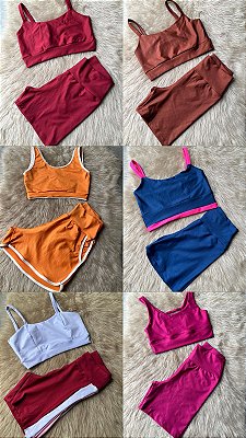Conjunto Promocional Short + Top ( Escolhido Pela Loja)