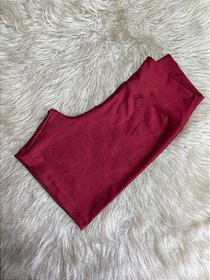 Short Meia Coxa Avulso Cor Marsala
