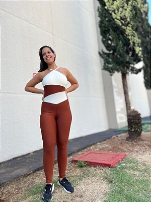 Macacão Longo Dany Cor Cobre+Off