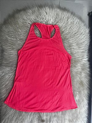 Blusa Regata Nadador Cor Goiaba