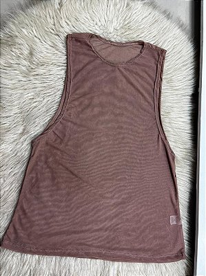 Blusa Regatão Tule Cor Capuccino