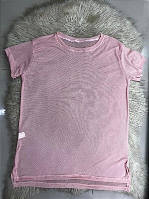 Blusa Mulet Tule Cor Rose