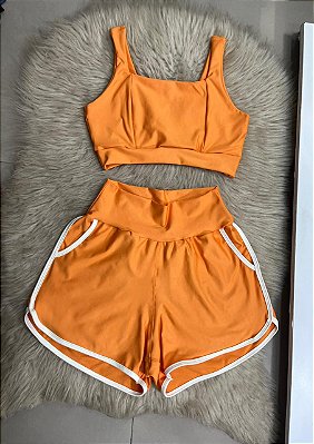 Conjunto Short Vibe+Top Cor Cronos+Off