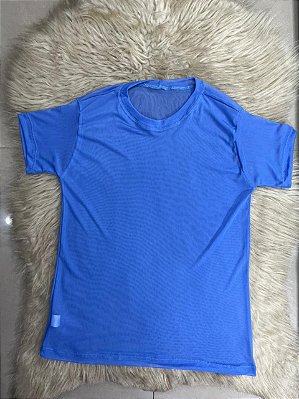 Blusa T-shirt Tule Cor Azul Medio