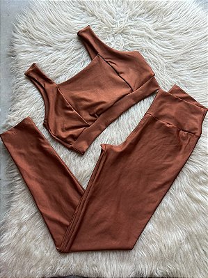 Conjunto Laycy Legging+Top Cor Cobre