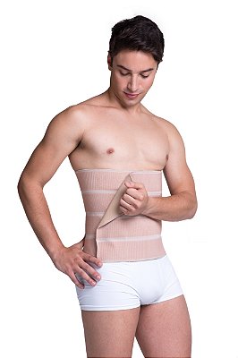 Faixa Elástica Abdominal  4 Painéis e Fechamento Velcro - Biobela 1625G4