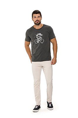 Camiseta Masculina Trich Bike Preto Stonado