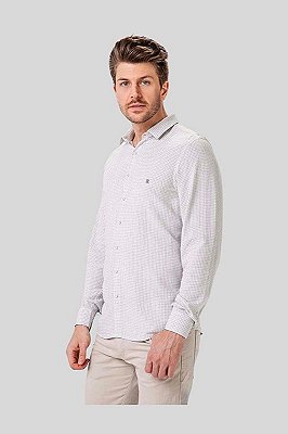 Camisa Social Masculina Slim Zaiko Vichy Xadrez