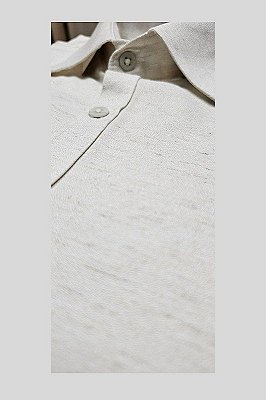 Camisa Social Masculina Slim Zuggy Natural