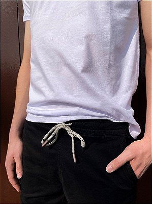 Bermuda Masculina Jogger Preto 027 Trich