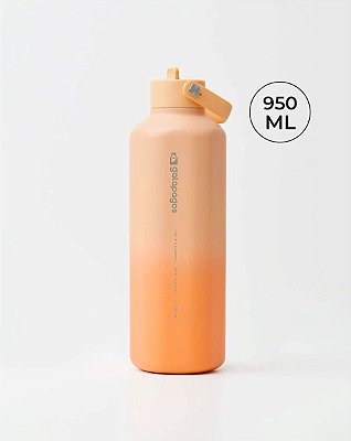 Garrafa River 950ml Galapagos Degradê pêssego