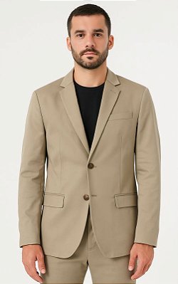 Blazer Masculino Trich Areia 062